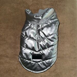 Heart To Tail Metallic Pet Puffer Jacket for dog - xs brand new